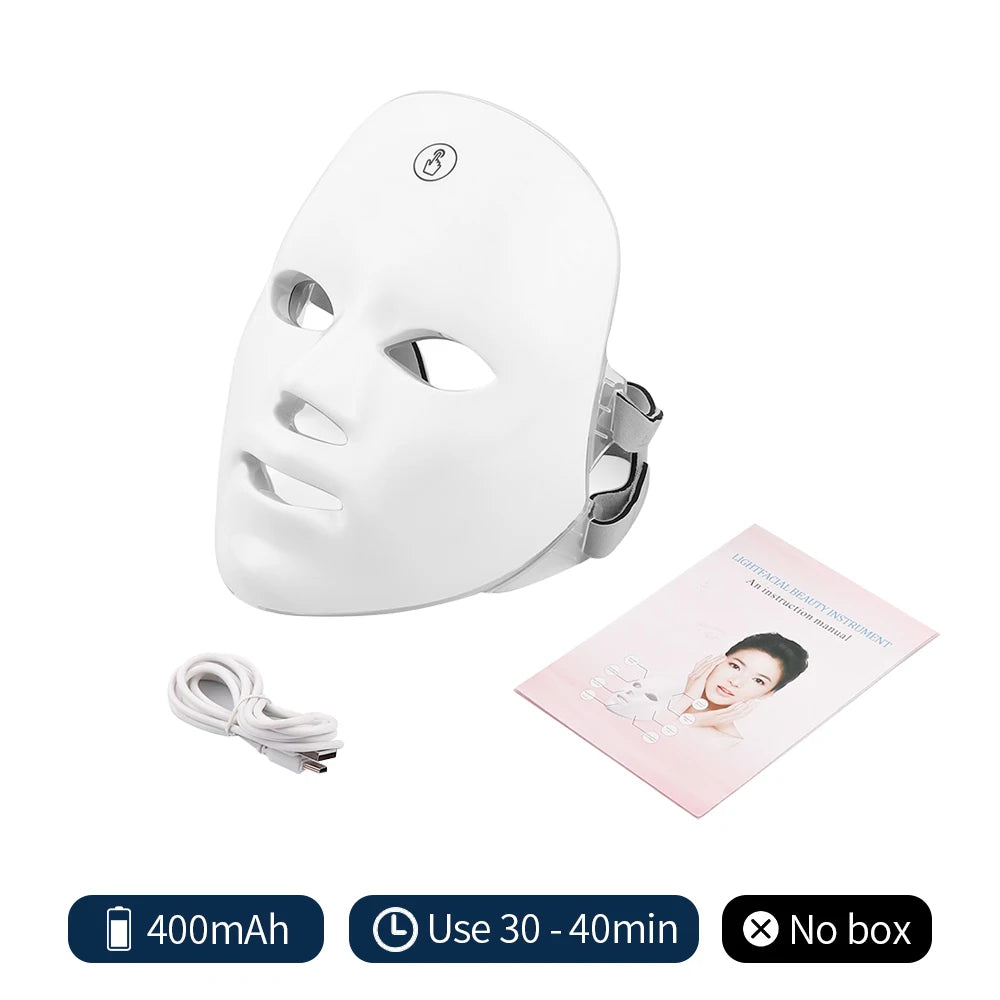 Portable LED Facial Mask – Light Therapy for Glowing Skin