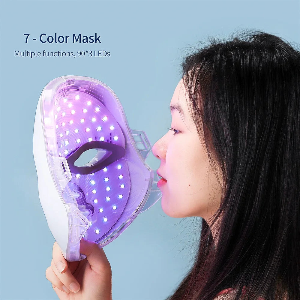 Portable LED Facial Mask – Light Therapy for Glowing Skin